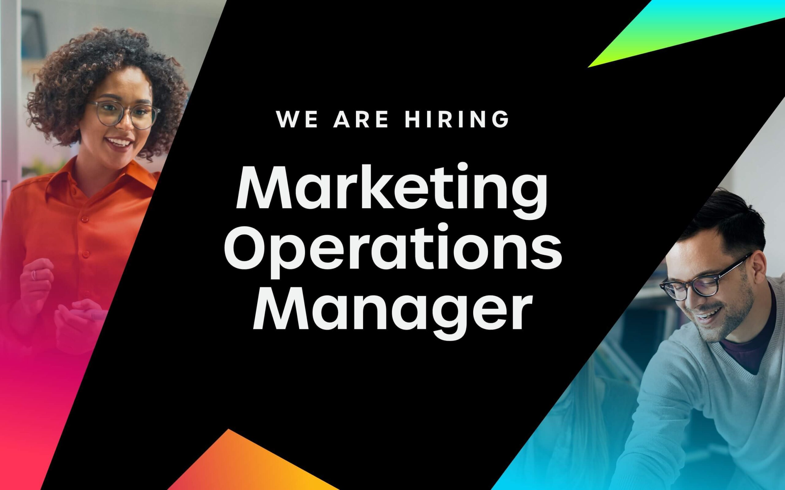Graphic to promote our Marketing Operations Manager role