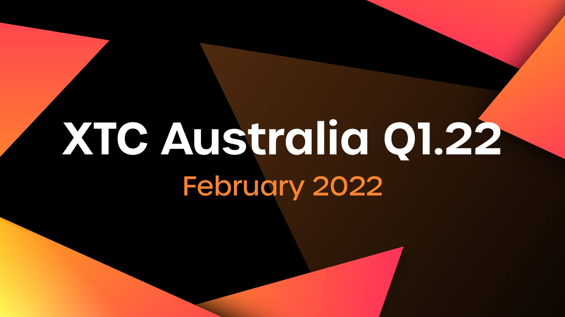XTC Australia Q1